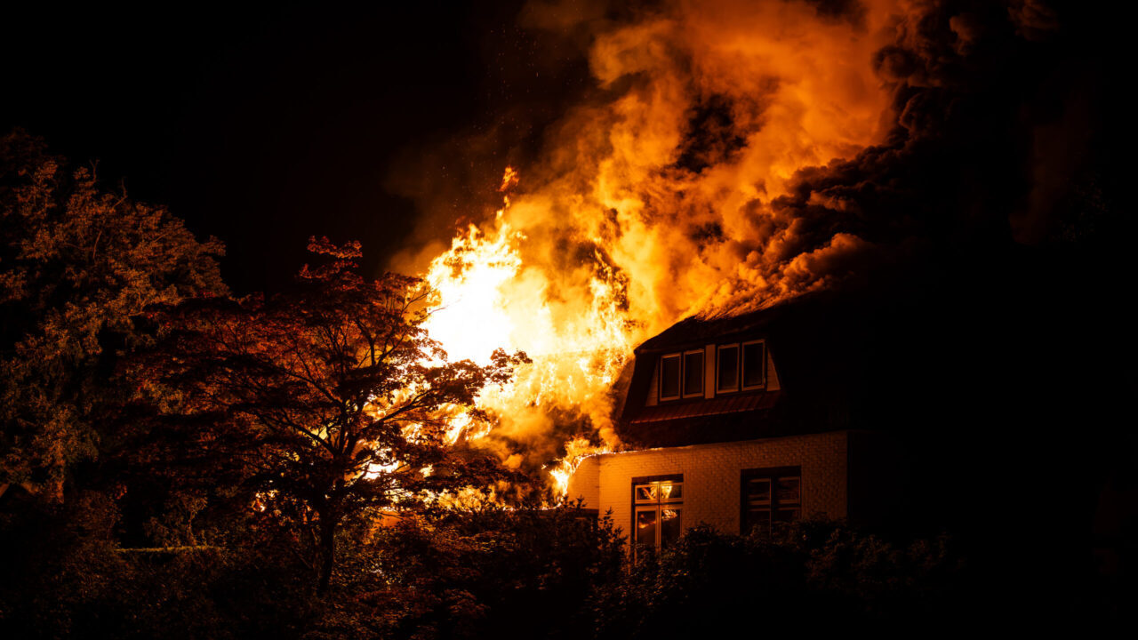 Brand poort Stille Hof Hoogezand