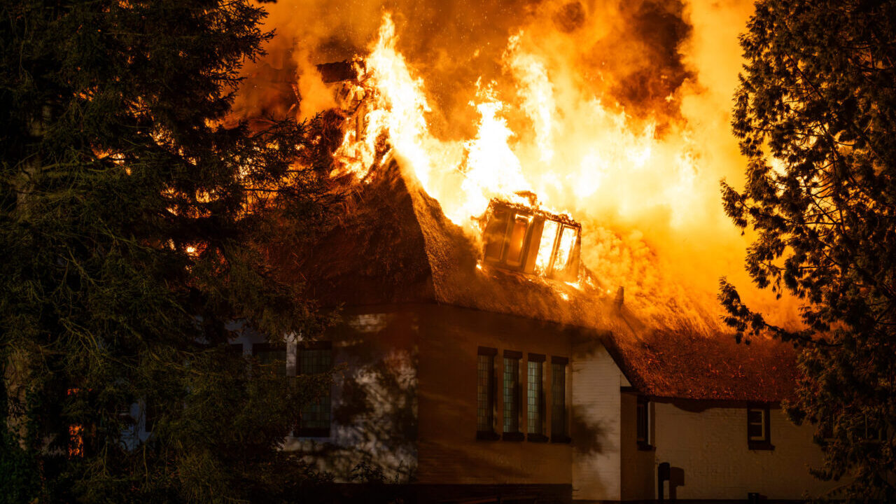 Brand poort Stille Hof Hoogezand