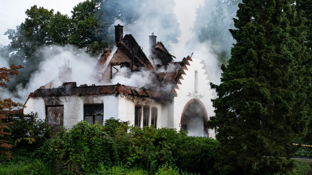 Brand poort Stille Hof Hoogezand