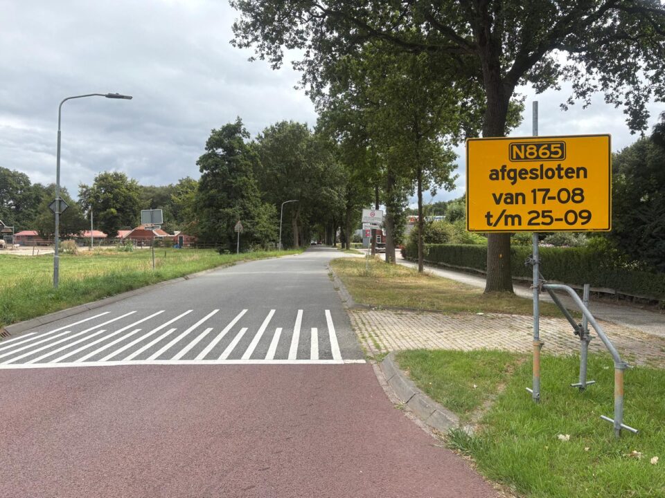 Wegafsluiting Meenteweg Schildwolde