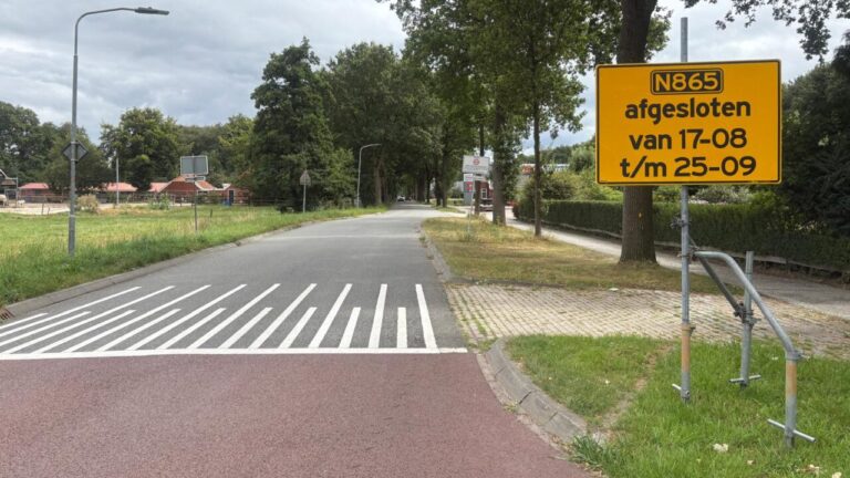 Wegafsluiting Meenteweg Schildwolde