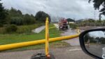 Brand Meeden laait weer op, veel rook te zien!